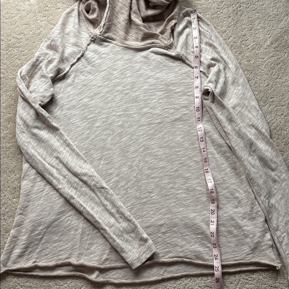 Free People Beach Cotton Cocoon Cowl Neck Pullover - Picture 9 of 10